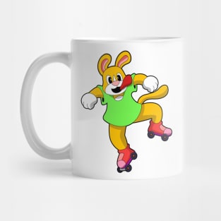 Dog as Inline Skater with Inline Skates Mug